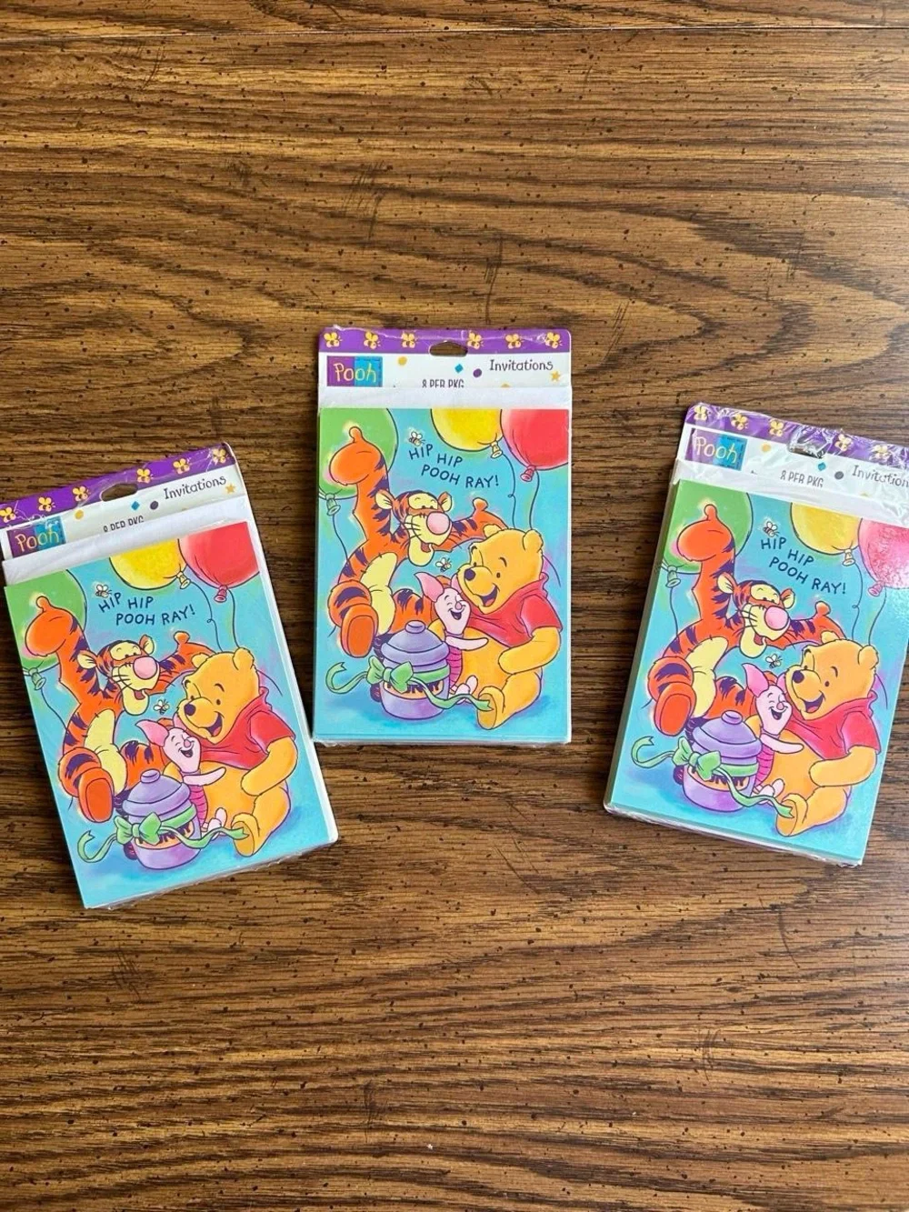 Vintage 90s Winnie the Pooh invitations